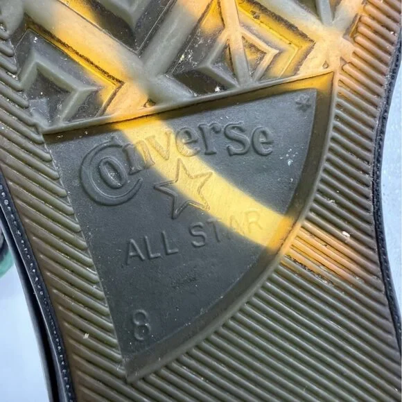 Converse X Stussy Unisex One Star Low Top Sneakers Mens 8/ Womens 10 Green Suede - Picture 2 of 8